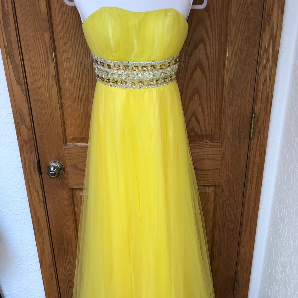 Studio 17 Yellow Prom Dress Size 0